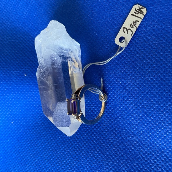 Amethyst and diamond ring. - Picture 4 of 4